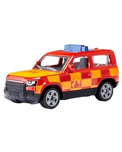 Jucărie metalică Siku - Land Rover Defender Feuerwehr - 1
