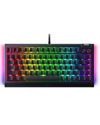 Tastatură mecanică Razer - BlackWidow V4 75, ISO, Orange, RGB, negru - 6