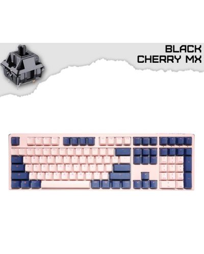 Tastatura mecanica Ducky - One 3 Fuji, MX Black, roz/albastru - 9
