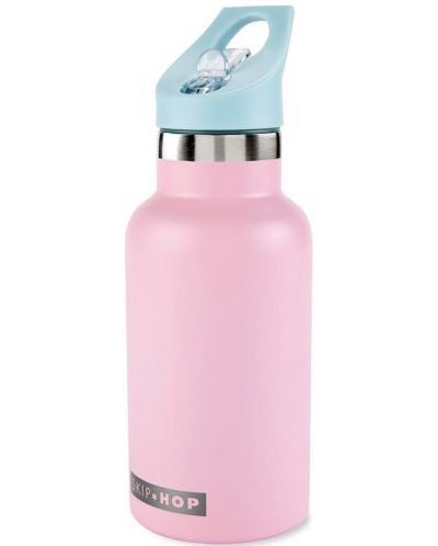 Sticlă metalică Skip Hop - Pink, 380 ml - 1