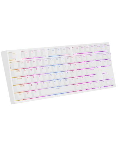 Tastatură mecanică Genesis - Thor 404 TKL, Gateron yellow pro, RGB, alb - 8