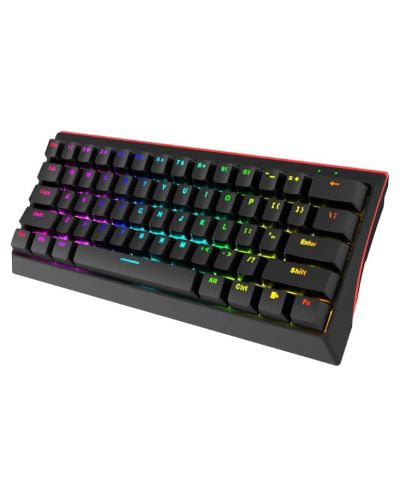 Tastatură mecanică Marvo - KG962G, Red, RGB, neagră - 4