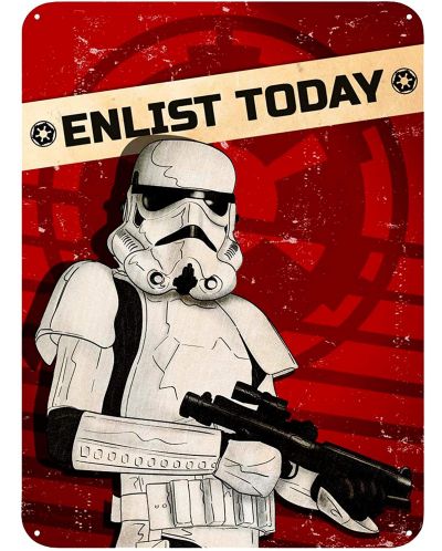 Poster metalic ABYstyle Movies: Star Wars - Enlist Today - 1