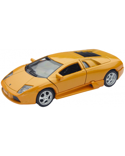 Mașinuță metalică Newray - Lamborghini Murcielago, 1:32, portocalie - 1