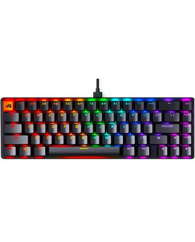 Tastatură mecanică Glorious - GMMK 2 Compact, Fox, RGB, neagră - 1