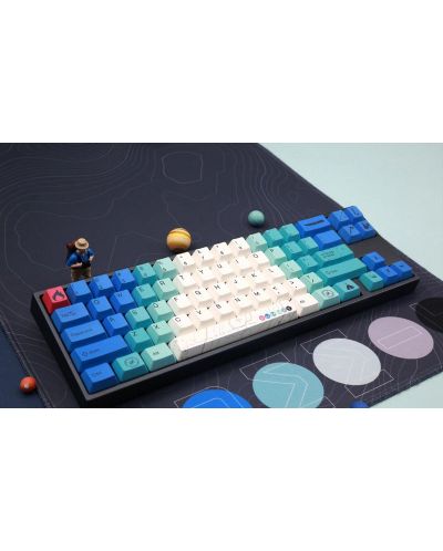 Tastatura mecanica Ducky - Varmilo MIYA Pro Summit V2, Rosu, albastru/alb  - 2