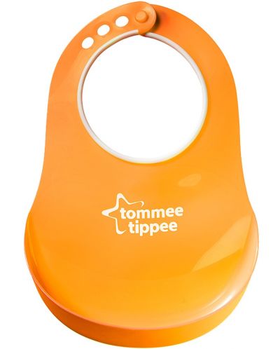 Tommee Tippee Soft Bib - Comfi Neck, portocaliu - 1