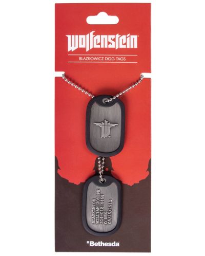 Medalion Gaya Games: Wolfenstein 2 - Blazkowicz Dog Tags - 1