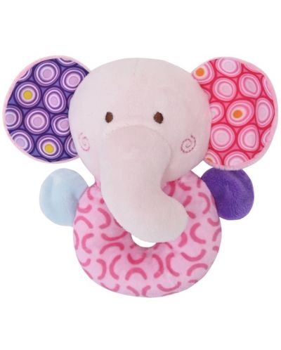 Zrăgănitoare moale Lorelli Toys - Pui de elefant - 1