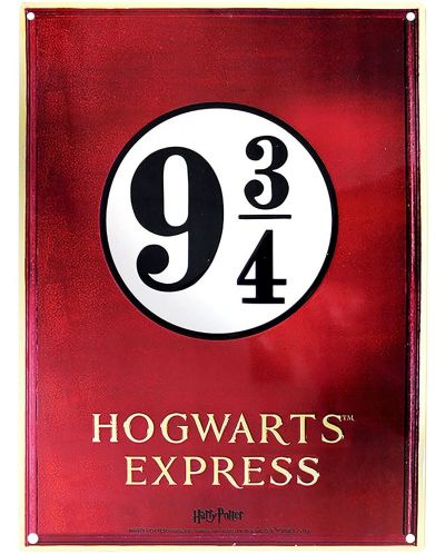 Poster metalic ABYstyle Movies: Harry Potter - Platform 9 3/4 - 1