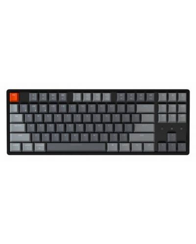 Tastatura mecanica Keychron - K8, TKL Aluminum, Clicky, neagra - 1