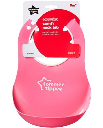 Tommee Tippee Soft Bib - Comfi Neck, roz	 - 2