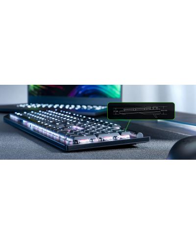 Tastatură mecanică Razer - DeathStalker V2 Pro, Clicky Purple, negru - 8