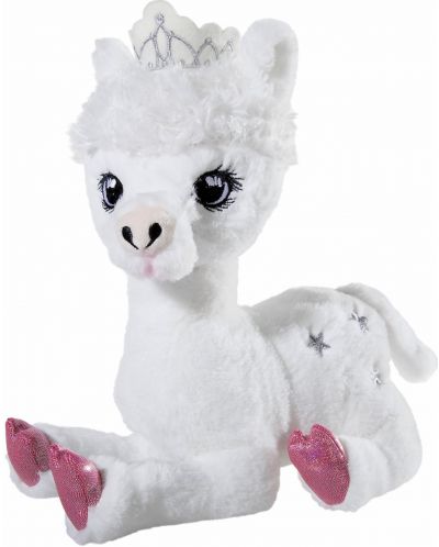 Jucărie moale de pluș Heunec Crownies - Alpaca, 27 cm - 1