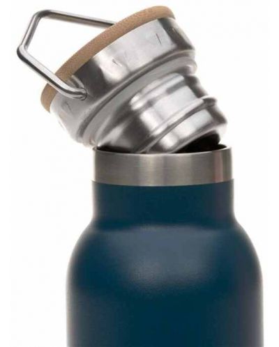Sticlă de metal Lassig - Adventure, 460 ml, albastră - 2