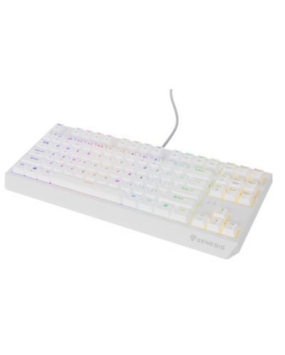 Tastatură mecanică Genesis - Thor 230 TKL, Outemu Red, RGB, alb - 2