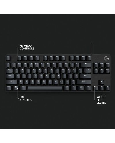 Tastatura mecanica  Logitech - G413 TKL SE, tactile, LED, neagra - 9