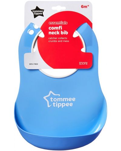 Tommee Tippee Soft Bib - Comfi Neck, albastru - 2