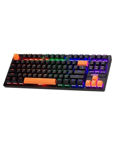 Tastatură mecanică Marvo - KG901C TKL, Jixian Blue, neagră - 4