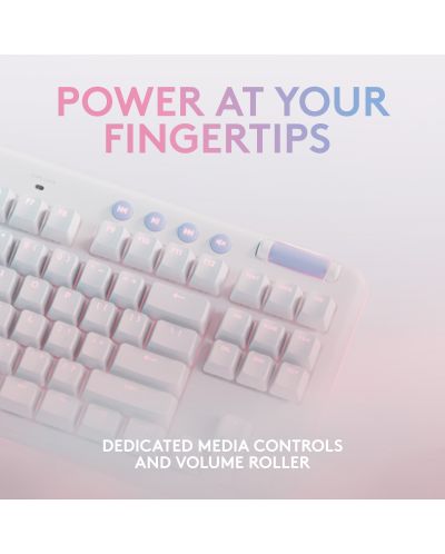 Tastatura mecanica Logitech - G715, Tactile, RGB, Off White - 6