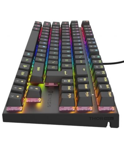Tastatură mecanică Genesis - Thor 303 TKL HS, Silent, RGB, neagră - 4
