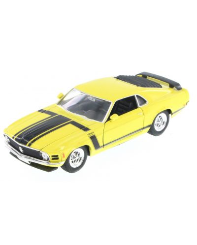 Mașină din metal Welly - Ford Mustang Boss, 1:24, galben - 1