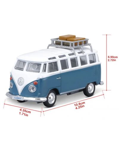 Jucărie de metal Maisto Weekenders - Camionetă Volkswagen cu elemente mobile - 7