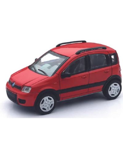 Mașinuță metalică Newray - Fiat Panda 4x4, roșie, 1:43 - 2