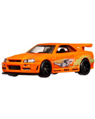 Mașinuță din metal Hot Wheels Fast & Furious - Nissan Skyline GTR