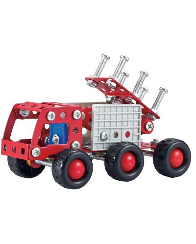 Set de construit metalic Tronico - Camioane de pompieri, 7 in 1 - 8