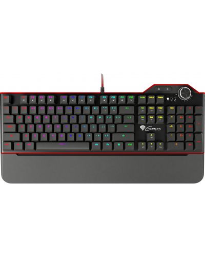 Tastatura mecanica Genesis - RX85, Kailh Brown, RGB, neagra - 1