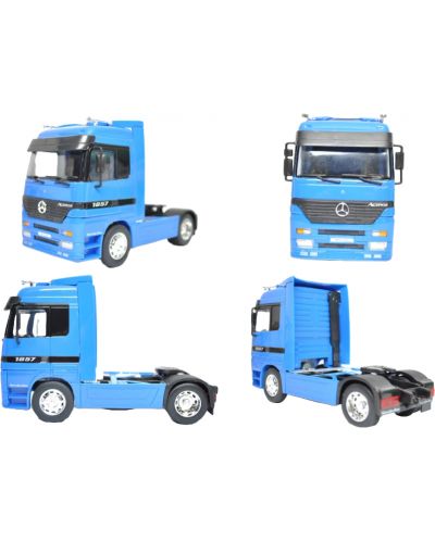 Jucărie din metal Welly - Camion Mercedes Benz Actors, 1:32