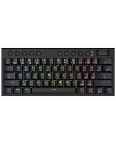 Tastatură mecanică Redragon - Noctis RGB, безжична, Red, neagră - 1