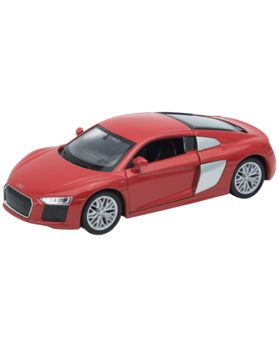 Mașină din metal Welly - Audi R8 V10, 1:34, roșu - 1