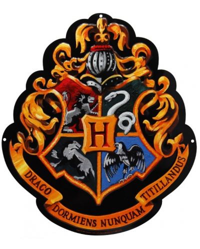 Poster metalic ABYstyle Movies: Harry Potter - Hogwarts - 1