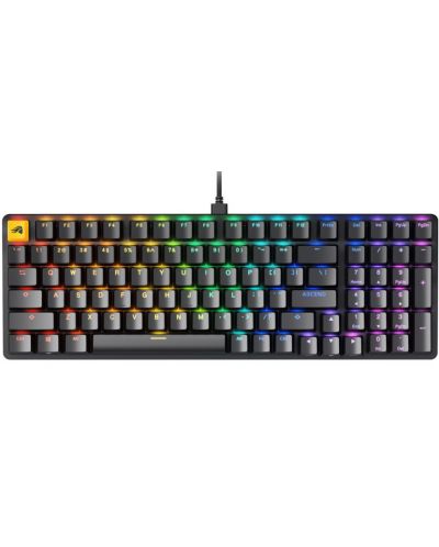 Tastatură mecanică Glorious - GMMK 2 Full-Size, Fox, RGB, neagră - 1