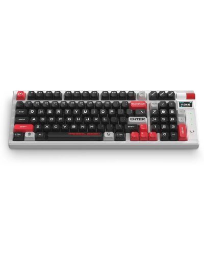 Tastatură mecanică Marvo - Monka Storm KG991W, безжична, RGB,  albă - 2