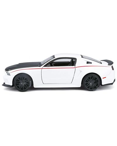 Mașinuță metalică Maisto Special Edition - Ford Mustang Street Racer 2014, albă, 1:24 - 6