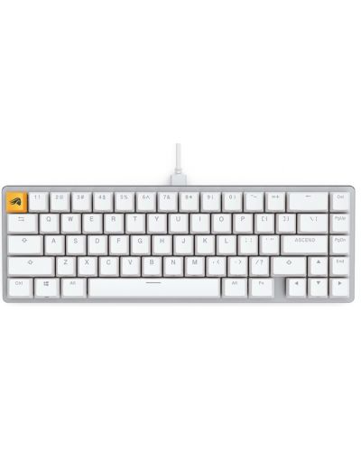 Tastatură mecanică Glorious - GMMK 2 Compact, Fox, RGB, albă - 3