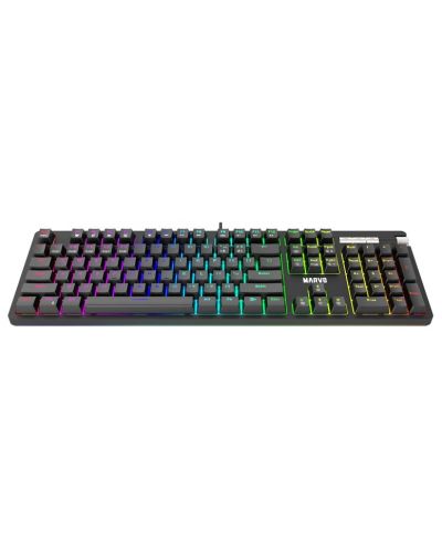 Tastatură mecanică Marvo - KG948, Blue, RGB, neagră - 2