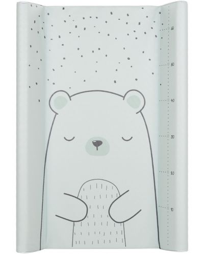 Salteluță moale de înfășat KikkaBoo - Bear with me, Mint, 80 x 50 cm - 1
