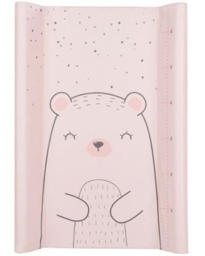 Salteluță moale de înfășat KikkaBoo - Bear with me, Pink, 70 x 50 cm - 1