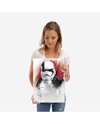 Poster metalic Displate - The Last Jedi Stormtrooper - 2