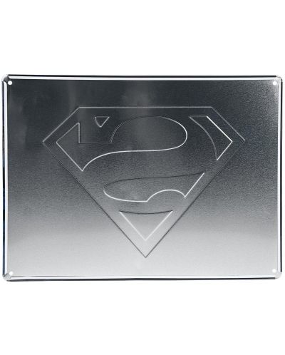 Poster metalic  ABYstyle DC Comics: Superman - Logo - 2