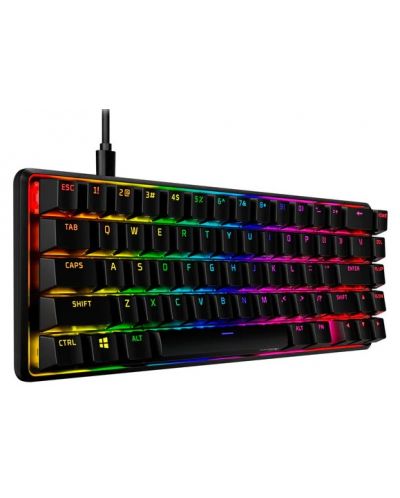 Tastatura mecanica HyperX - Alloy Origins 65, Red, RGB, negru - 2