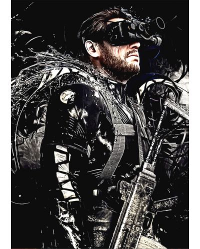 Poster metalic Displate - Metal Gear Solid V - The boss - 1