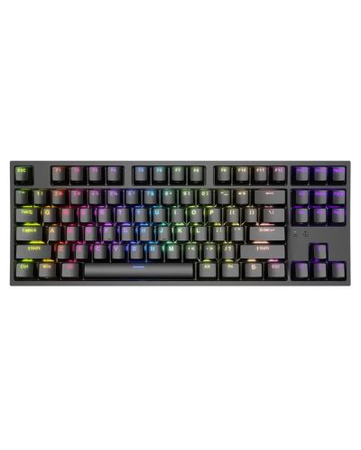 Tastatură mecanică Genesis - Thor 404 TKL, Kailh box maro, RGB, negru - 1