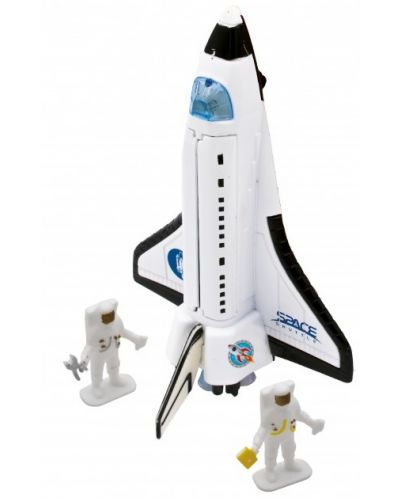 Jucărie metalică Buki Space Junior - Navă spațială, 15 cm - 2