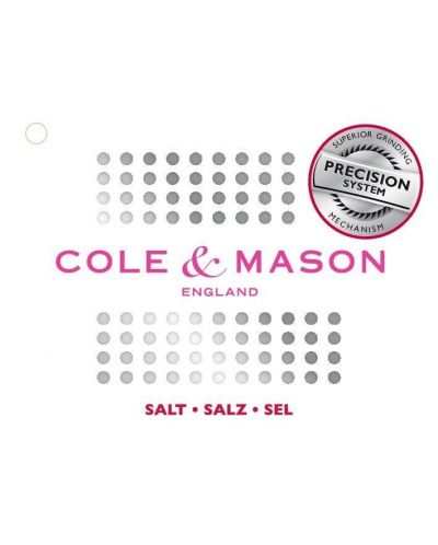 Moara de sare Cole & Mason - "Windermere", 16,5 cm, cu mecanism de precizie - 3