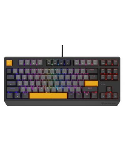 Tastatură mecanică Genesis - Thor 230 TKL, Outemu Red, RGB, Anchor Gray Negative - 1